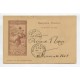 ARGENTINA ENTERO POSTAL GJ TAR-43-T TARJETA POSTAL CON ILUSTRACION AL DORSO USADO U$ 10